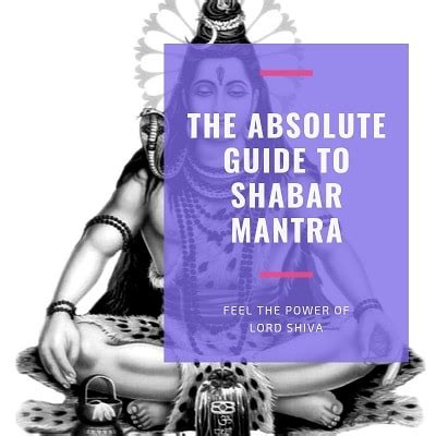 shabar mantra pdf|The Absolute Guide to Shabar Mantra [How to Chant Them & More].